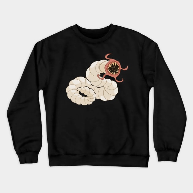 Mongolian Death Worm Crewneck Sweatshirt by Grampyre
